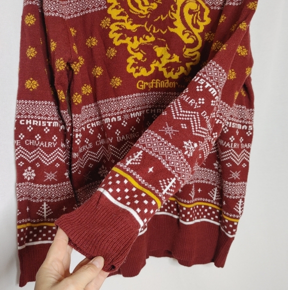 Harry Potter Box Lunch Griffindor Christmas Holiday Christmas Sweater‎ XL - Picture 6 of 8